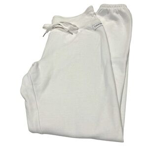 Calvin Klein Women’s White Performance Joggers